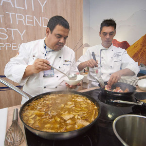 Our executive chef Maurizio Ferro and his assistant Alfonso Germano