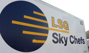 LSG Sky Chefs logo on a truck